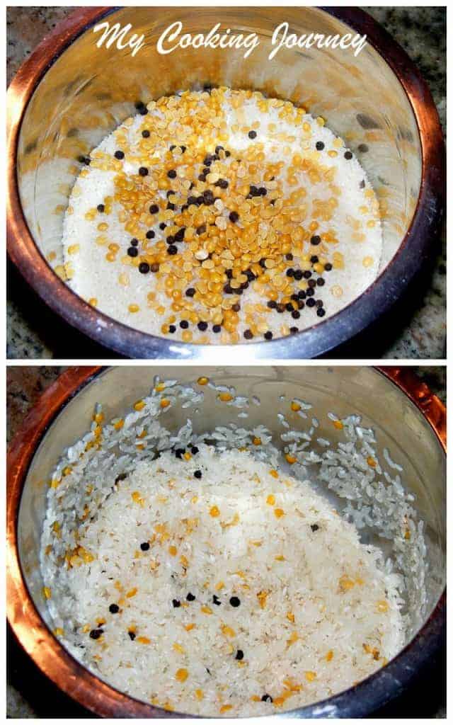 Adding the ingredients in a stock pot