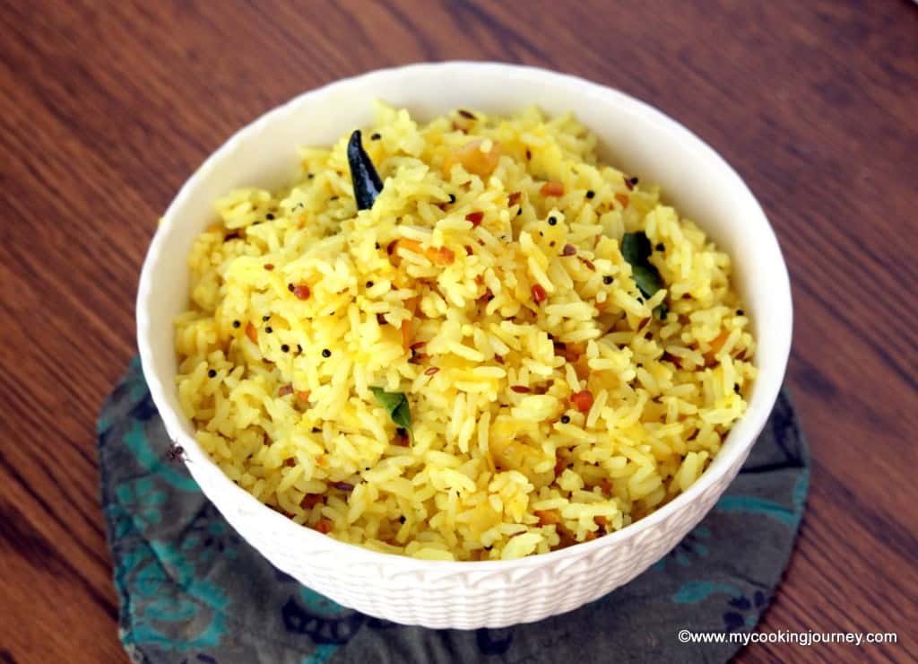 Raw Mango Rice in a cup